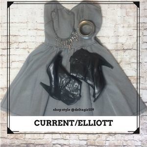 HOST PICK 🎉🎉!! Current/Elliott Grey Strapless Denim Dress